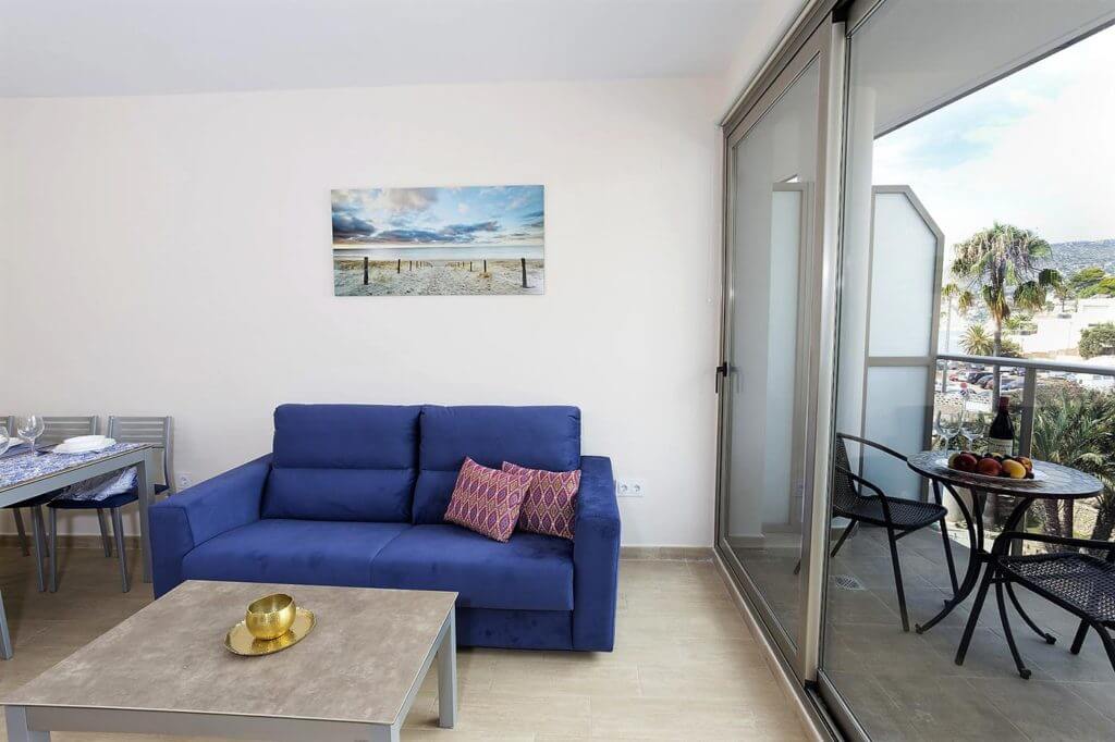 Beeld van het interieur van een flat in Calpe